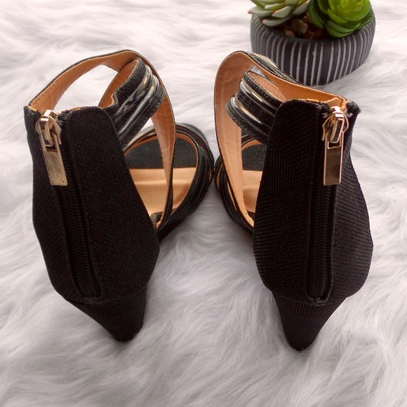 Strappy Wedge Sandals - Picture 6 of 8